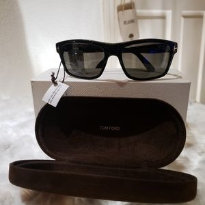 Tom Ford black polarized sunglasses